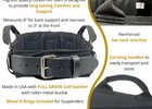 Boulder Bag MAX Comfort Back Support Tool Belt - Metal Buckle with Leather tip - Max504