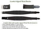 Boulder Bag Comfort Tool Belt - Metal Buckle with Leather tip - 504