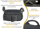 Boulder Bag MAX Comfort Back Support Tool Belt - w/ Quick Release Buckle - Carrying Handles, Suspender Loops.  Made in the USA